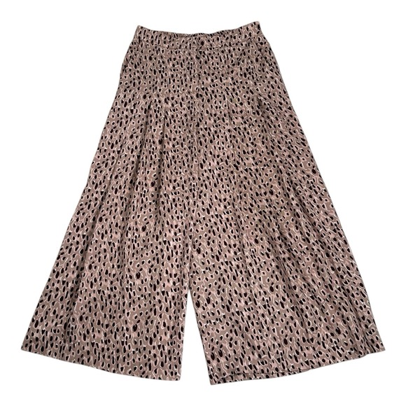 Anthropologie ISOBEL‎ PLEATED WIDE-LEG Printed PANTS Size Medium - Picture 1 of 16